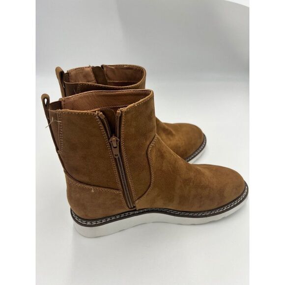 Brand New Universal Thread Faux Suede Chestnut Color Boots‎ Size 10 For Women - Picture 9 of 9